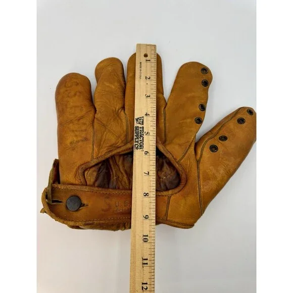 GoldSmith SB70 Gripper Pocket WWII Military Issued Softball Glove US 6‑1945